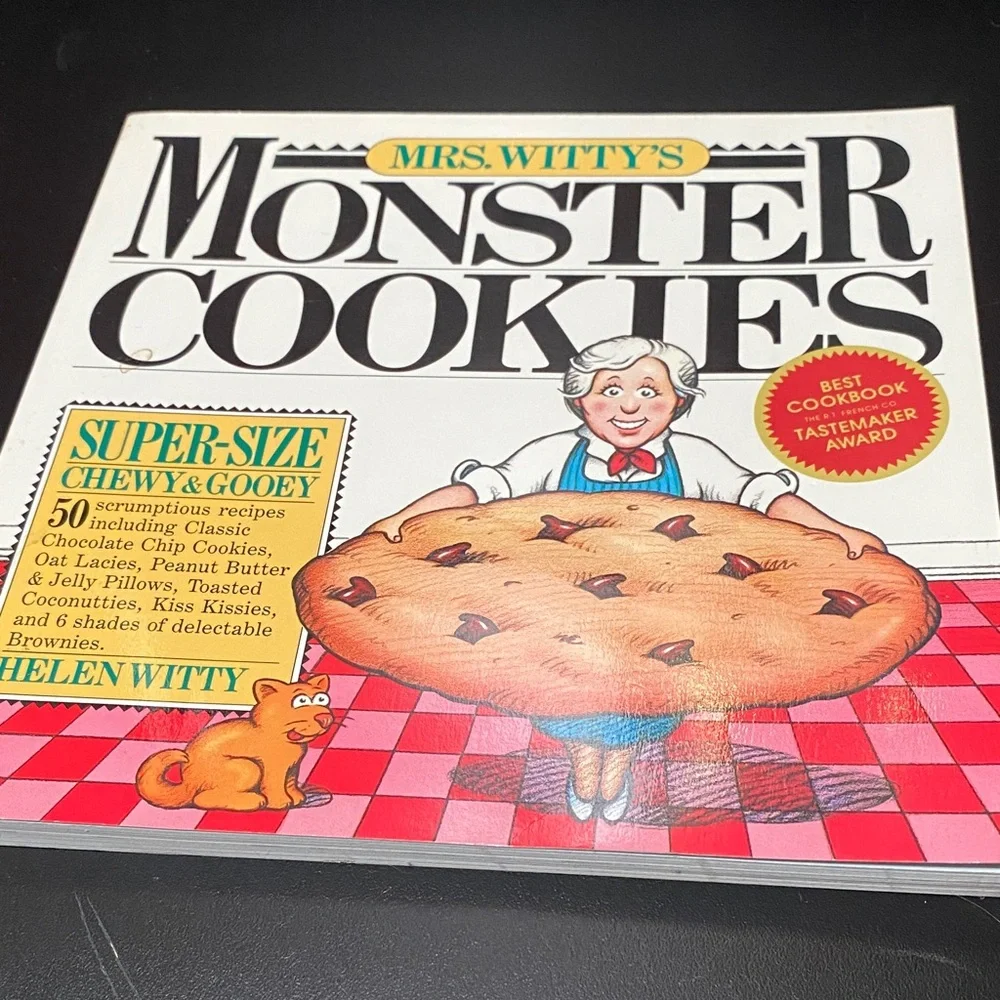 Mrs. Fields Cookie Book and Monster Cookies cookbook Set